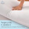 East Coast Bedding Down No Feather Blend 20x72 Inch Body Pillow: Embrace Blissful Sleep with Premium Duck Down No Feather Softness and Support view 2