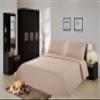 Gorgeous Home Linen Nena King Coverlet Bedspread Stippling Stitch Bed Dressing Reversible (Taupe Sand) view 1