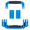 Pelican 1535 Replacement Handle & Latch Set by ColorCase - Blue Handle and Push Button Latches view 1