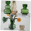 Ciieeo Glass Vase Artist Vase Ikebana Vases Nordic Glass Simplicity Flower Vase Minimalist Vase Decor Decorative Flower Vases Glass Decorative Vase Small Flower Delicate Paper Art Office view 2