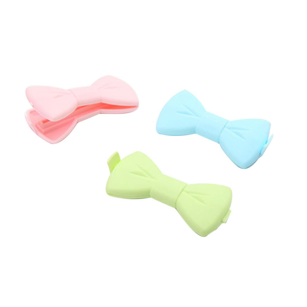 10Pcs Bow-Knot Bag Sealing Clips, Reusable Plastic Food Freshness