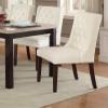 Bishilin White Chairs Living Room, Furniture Dining Chairs MDF 21" L x 26" W x 39" H view 1