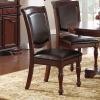 Bishilin Chairs for Dining Room, Home Dining Chairs Brown Rubberwood 21" L x 26" W x 41" H view 3