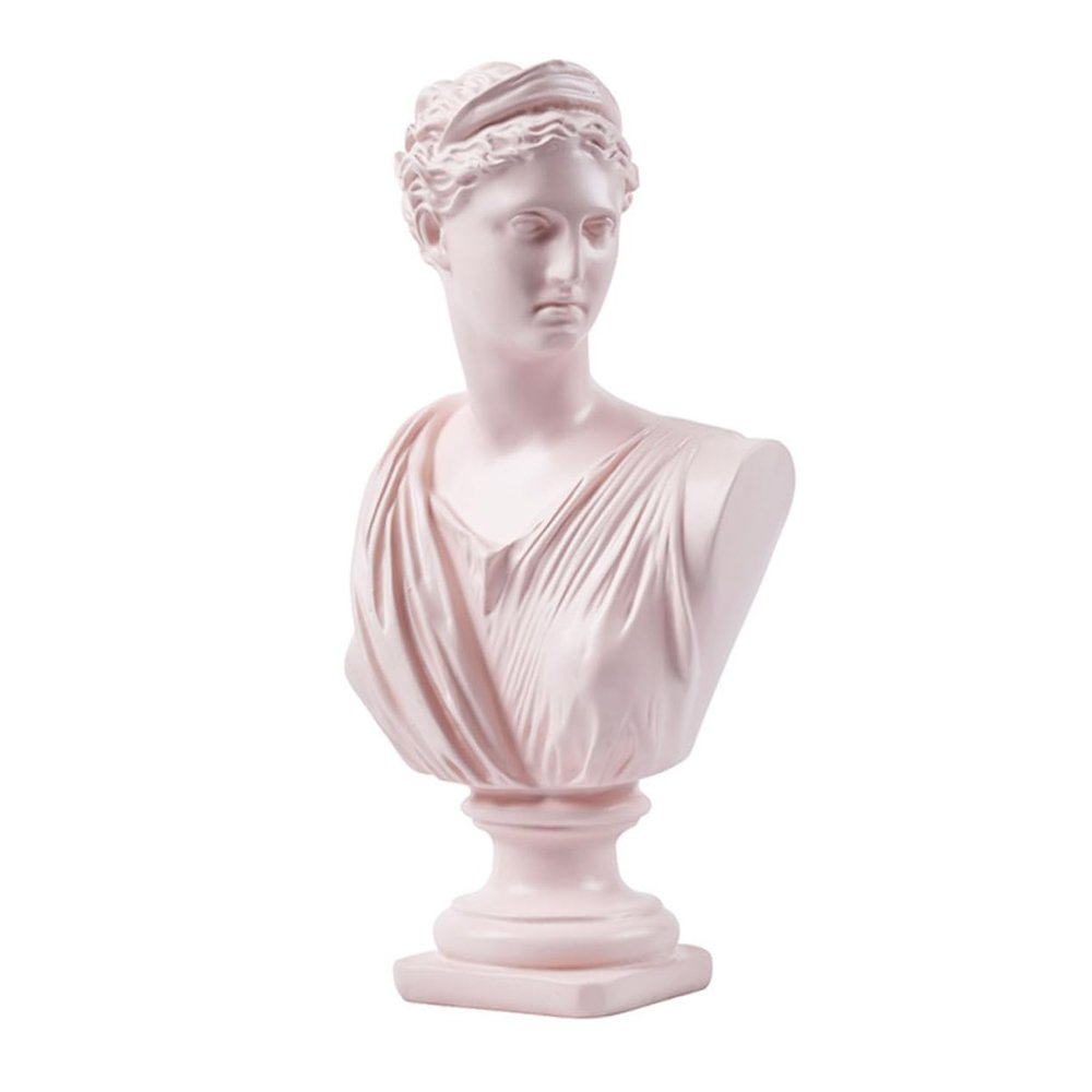 NOLITOY Decorative Resin Bust Statue for Home Office Desktop Decor Unique Craftsmanship for Living Room Bedroom As Fashionable and Practical Accent