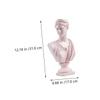 NOLITOY Decorative Resin Bust Statue for Home Office Desktop Decor Unique Craftsmanship for Living Room Bedroom As Fashionable and Practical Accent view 2