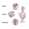 NOLITOY Decorative Resin Bust Statue for Home Office Desktop Decor Unique Craftsmanship for Living Room Bedroom As Fashionable and Practical Accent view 3