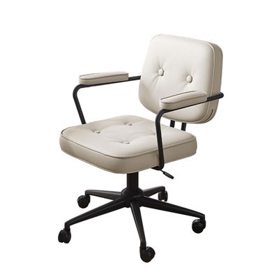 360 Swivel Ergonomic Computer Chairs, Upholstered Height Adjustable Home Office Chair, Home Desk Armchair for Living Room, Bedroom, Study