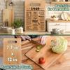 80th Birthday Gifts for Women Men, 1946 Birthday Gifts for Her Him, 80 Years Old Gifts, 80th Birthday Gift Ideas, 80th Birthday Decorations for Women Men, Back in 1946 Cutting Board Gifts view 3