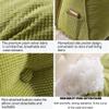 EORNOW Triangular Headboard Pillow/Large Bedside Cushion, Bed/Sofa Long Reading Pillow with Zipper, Large Bedrest Throw Pillows (Color : Fruit Green, Size : 150cm/59inch) view 3