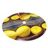 Festive Family Tradition Christmas Tree Skirt, Versatile & Affordable Yuletide Decor One Basket Lemon view 2