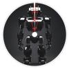Lustrous Black Robot Printed Christmas Tree Skirt  Enrich Your Home with Seasonal Decorations, The Must-Have view 1