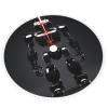 Lustrous Black Robot Printed Christmas Tree Skirt  Enrich Your Home with Seasonal Decorations, The Must-Have view 2