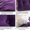 EORNOW Triangular Headboard Pillow/Large Bedside Cushion, Bed/Sofa Long Reading Pillow with Zipper, Large Bedrest Throw Pillows (Color : Purple, Size : 150cm/59inch) view 3