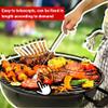 Chazcool Extendable Fork, Telescoping Fork, Extended Stainless Steel Retractable Long Extending for Eating Dinner Fruit Dessert BBQ 8.7 to 25.4 Inch (1 pcs) view 4