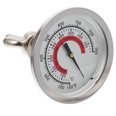 YARNOW BBQ Smoker Grill Thermometer Dual Scale Temperature Gauge for Cooking Baking Frying Compatible Electric Gas Ovens Probe Kitchen Essential