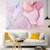 HVEST Pink Marble Abstract Tapestry for Bedroom & Living Room, Modern Luxury Nature Wall Hanging, 60L x 80W inches view 3