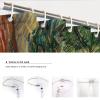 SHUODAOCO Green Forests Shower Curtain Watercolor Bathroom Shower Curtain Set with Hooks The Pine Trees in The Garden of The Asylum by Classic Art 108Wx72L view 4