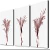 3 Pieces Flower Wall Art Flower Pictures Wall Decor X-RAY Plant Decor Flower Poster Plant Wall Art Lily Wall Art Flower Room Decor Flower Canvas Wall Art Plant Art for Room Decor (12''Wx16''Hx3PCS) view 1