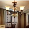 Chandelier European Luxury 3 Lamp Chandelier Zinc Alloy Glass Pendant Lights - Modern Simple Retro Home Lighting Pendant Lamp Bedroom Bathroom Kitchen Living Room Cafe Bar Restaurant Hanging Ligh ,pen view 2