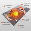 PZEOB Electric Heated Floor Rug Retro Heated Area Rug Adjustable Temperature and Timer Floor Heating Pad Home Indoor Heater Rug Easy Clean Heated Carpet Comfortable view 3