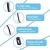 Vyooxcy 4PCS Crevice Cleaning Brush, Bathroom Gap Cleaning Brush,Dead Corners Multifunctional Brushes,Multifunctional Window Slots, and Brushes, for Bathroom Kitchen Tiles Window Slots view 3