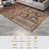 Electric Heated Floor Rug Indoor Heated Area Rug Mobile Floor Heating Pad Portable Electric Carpet Energy Saving Heater Rug for Living Room and Bedroom Comfortable view 2