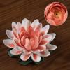 WALDOR Incense Burner Incense Burner Waterfall Exquisite Lotus Fragrant Insert Handmade Ceramic Fragrant Seat Zen Decorative Ornament Fragrant Holder Backflow Incense Burner Incense Burner Holder view 4