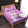 zcsm Bunny Sheets King Size - Cute Rabbit Bed Sheets, Soft Microfiber & Deep Pocket & Wrinkle Free Patterned Bedding Sheets & Pillowcases, 4 Piece (1 Fitted Sheet, 1 Flat Sheet, 2 Pillow Cases) view 2