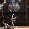 Incense Burner Incense Burner Waterfall Creative Decorative Decorations With Exquisite Crane Shaped Reverse Flow Incense Burner Hanging Lotus Incense Burner Backflow Incense Burner Incense Burner Hold view 4