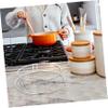 Cabilock Camping Wok Holder Pot Rack Hooks Pan Holder for Cabinet Small Pot Cookware Rack view 3