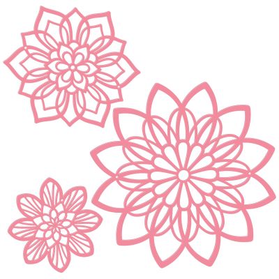 3 Pieces Metal Flowers Wall Decor, Black Wall Decoration Metal, Flower Art Wall Decor Farmhouse Wall Decorations Multiple Flowers Hanging Decor for Bathroom Living Room Home Kitchen Garden Office (Pink Elegant)
