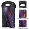 2 Bottle Wine Carrier Tote Bag Stellar Insulated Neoprene Portable Bottle Holder Great Gift for Wine Lover, Great for Picnics Travel BYOB, Outdoor Entertaining view 3