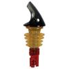 Spill-Stop 386-14 Posi-Por 2000 Pourer, 1 oz., Smoke with no Collar, Made in USA, Pack of 12, Oil and Liquor Stopper Spout, Bottle Mouth, Flip Tops view 1