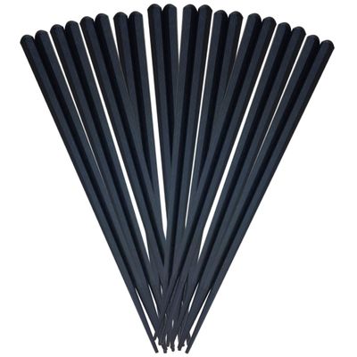 OKUMEYR 10pairs Hexagon Shape Skid Chopsticks Dishwasher Safe and Convenient for Home Sushi and Outdoor Use