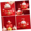 MUCKLILY Rabbit Shape Ceramic Tea Jar Vintage Tea Storage Canister for Home Decor view 2