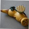 Mikinona Desktop Lotus Root Decor Purple Clay Pen Rack Xmas Office Desk view 4
