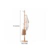 LINKIO Freestanding Clothes Hanger Modern Simple Coat Rack Small Apartment Storage Rack Nordic Bedroom Floor-Standing Clothes Rack Wooden Clothes Rack Coat Treefree-Standing view 2