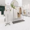 LINKIO Freestanding Clothes Hanger Clothing Store Floor-Standing Clothes Rack Shopping Mall Display Coat Rack, Window Clothing Display Rack Coat Treefree-Standing view 3