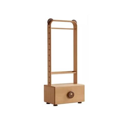 LINKIO Freestanding Clothes Hanger Creative Clothes Hanger Wooden Coat Rack Living Room Bedroom Floor Hanging Clothes Rack Storage Rack Coat Treefree-Standing