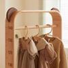 LINKIO Freestanding Clothes Hanger Creative Clothes Hanger Wooden Coat Rack Living Room Bedroom Floor Hanging Clothes Rack Storage Rack Coat Treefree-Standing view 3