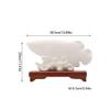 Meditating Buddha Statue Ceramic Home Living Room Lucky Arowana Craft Ornaments Creative Front Shop Opening Gift Figurine Sitting Sculpture Decoration view 2