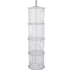 Eioflia Soft Toy Storage, Foldable 4 Layer Hanging Mesh Organizer for Toys, Dolls, Socks, Underwear view 1
