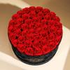 Prifroti 47 Flowers in a Luxury Suede Box, Birthday Gifts for Women, Preserved Flowers, Mothers Day Roses Gift for Mom, Red view 4