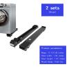 Heavy Duty Appliance Rollers,Extendable Furniture Appliances Rollers,Rollers Mobile Washing Machine Base Easily Move Washing Machines, Dryers, Dishwashers (black) view 3