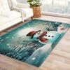 Snowman Rug 4x6 ft, Christmas Area Rug, Xmas Rugs for Living Room Bedroom, Holiday Carpet, Kids Room Decor for Boys Girls, Washable Non Slip Soft Low Pile Indoor Area Rugs view 1