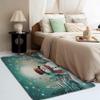 Snowman Rug 4x6 ft, Christmas Area Rug, Xmas Rugs for Living Room Bedroom, Holiday Carpet, Kids Room Decor for Boys Girls, Washable Non Slip Soft Low Pile Indoor Area Rugs view 3