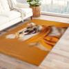 Corgi Rug 4x6 ft, Cute Dog Area Rug, Puppy Rugs for Living Room Bedroom, Dog Lover Carpet, Kids Room Decor for Boys Girls, Washable Non Slip Soft Low Pile Indoor Area Rugs view 1
