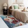 Santa Rug 2x3 ft, Christmas Area Rug, Cute Santa Claus Rugs for Entryway Living Room Bedroom, Xmas Carpet, Kids Room Decor for Boys Girls, Washable Non Slip Soft Low Pile Indoor Door Mat view 3