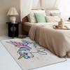Unicorn Rug 4x6 ft, Cute Area Rug, Kawaii Rugs for Living Room Bedroom, Unicorn Carpet, Kids Room Decor for Boys Girls, Washable Non Slip Soft Low Pile Indoor Area Rugs view 3