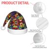 EniLsa Flower Stained Glass Print,Christmas Santa Hats For Children 14.2x11 Inch Christmas Santa Hats Party Supplies view 4
